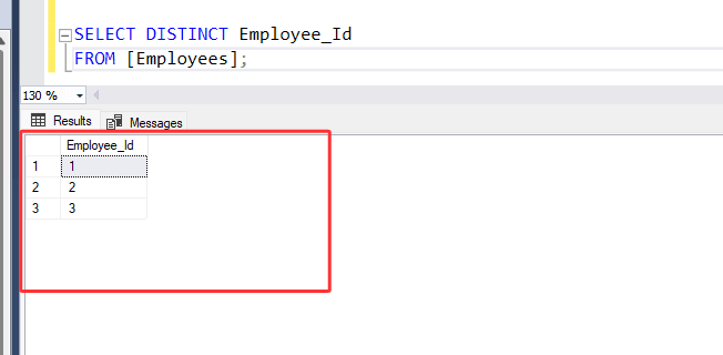 DISTINCT clause