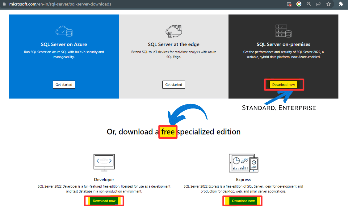 Download SQL Server