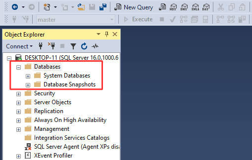 Create database